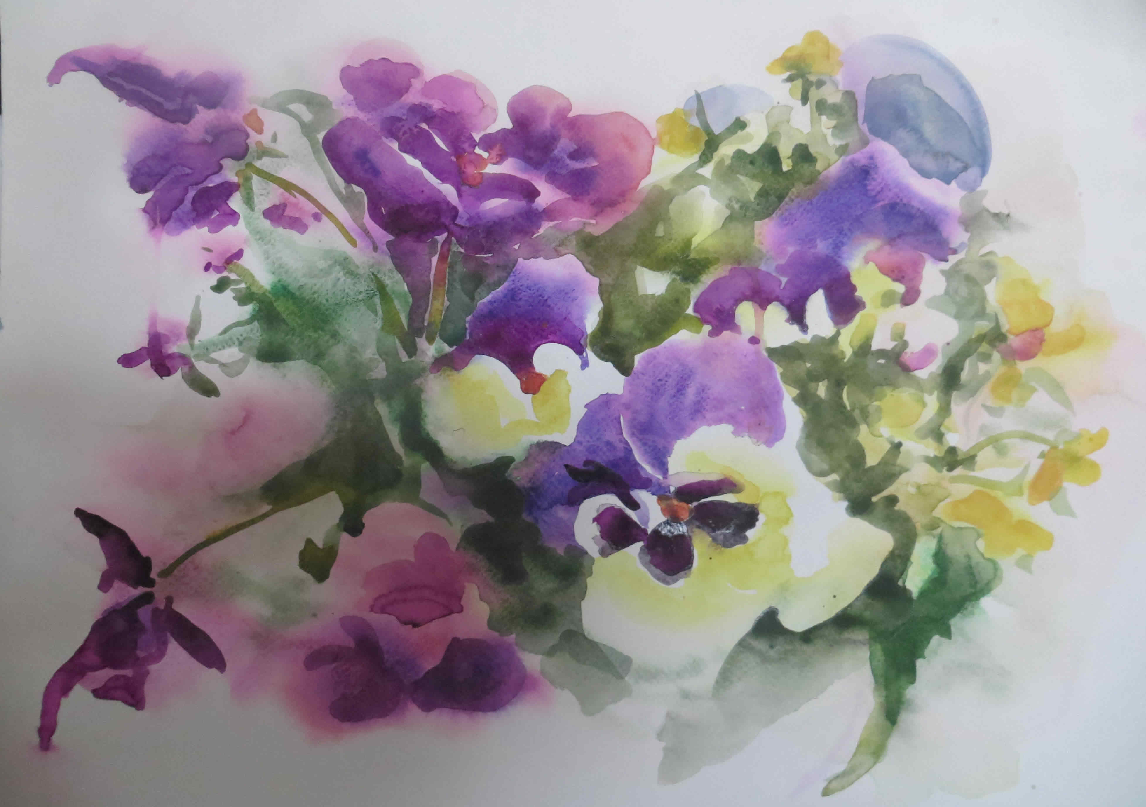Blumen Malen in Aquarell – My Flowers